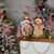 LED Lighted Gingerbread Snowman with Bird Christmas Figure - 15"